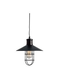 NETTO MATT BLACK PAINTED BELL 1XE27 METALIC MAYA