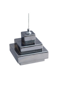 ПЕНДЕЛ СЪС СТЪКЛО СИВО Φ17CM 1ΧG9