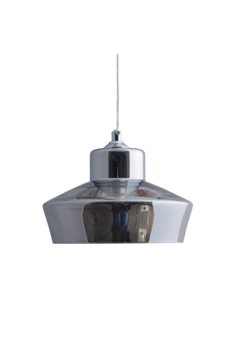 ПЕНДЕЛ СЪС СТЪКЛО СИВО Φ18CM 1ΧG9
