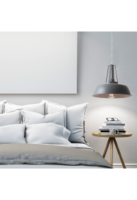 ПЕНДЕЛ КАБАНА 1ΧΕ27 ЖЪЛТ Φ35χΗ28cm ORLEANS