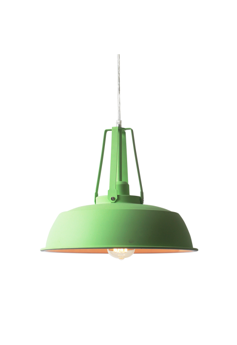 МЕТАЛЕН ПЕНДЕЛ 1ΧΕ27 ЗЕЛЕНА Φ35χΗ28cm ORLEANS