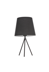 NETTO TABLE LAMP 1ΧE27 3-LEGGED BLACK SHADE MILOS