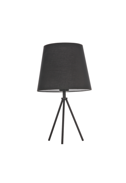 NETTO TABLE LAMP 1ΧE27 3-LEGGED BLACK SHADE MILOS