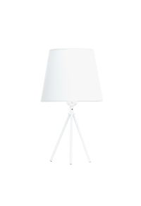 NETTO TABLE LAMP 1ΧE27 3-LEGGED WHITE SHADE MILOS