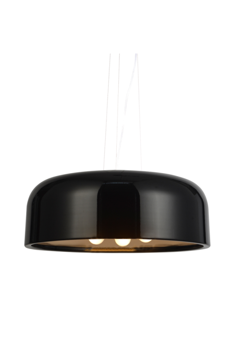 ПЕНДЕЛ  3ΧΕ27 МЕТАЛЕН ЧЕРЕН  Φ48cm SALON