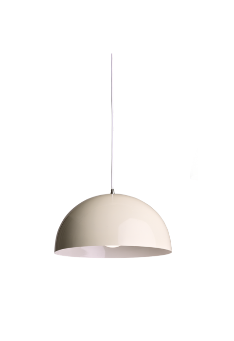 МЕТАЛЕН ПЕНДЕЛ  1ΧΕ27 КРЕМ Φ40cm MELINA