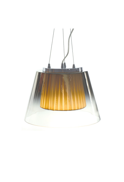 ПЕНДЕЛ ОТ СТЪКЛО ФИМЕ - ШАПКА Φ33CM 1XE27