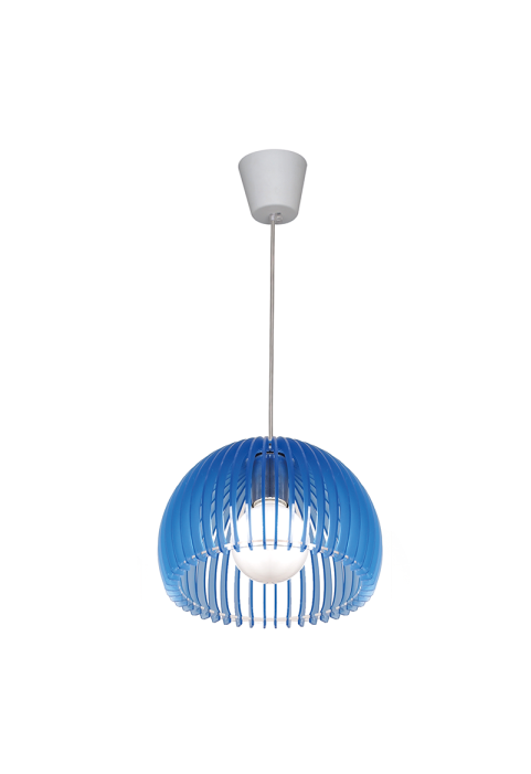 NETTO PENDANT ACRYLIC D28 BLUE ELLITE