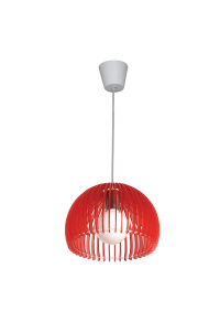 NETTO PENDANT ACRYLIC D28 RED ELLITE