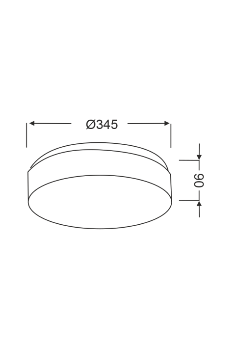 ПЛАФОН БЯЛО СТЪКЛО 2x40W Φ34 PARFAIT