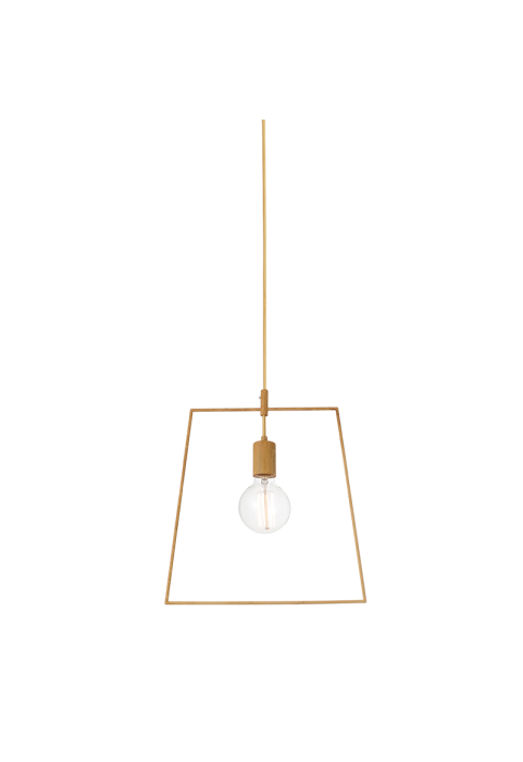 NETTO PENDANT 1X60W E27 GLASS TWIGGY