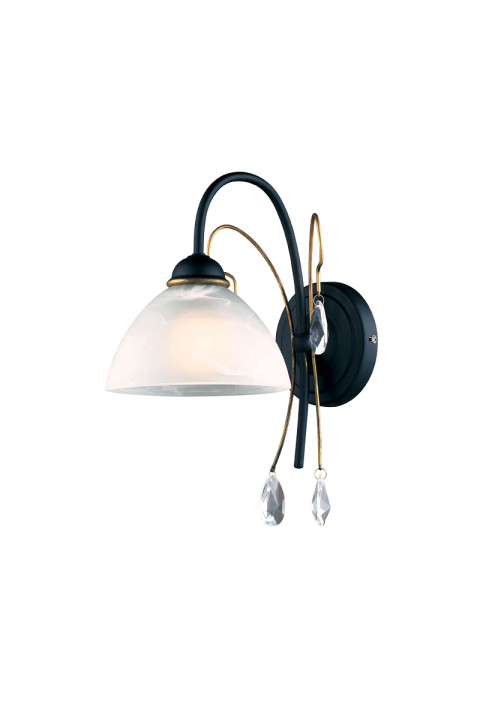 АПЛИК 28Χ12cm ОПАЛ СТЪКЛО 60W E27