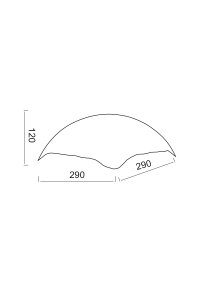 PHASING OUT GLASS SQUARE WHITE D30 x H12cm E27 PELLA