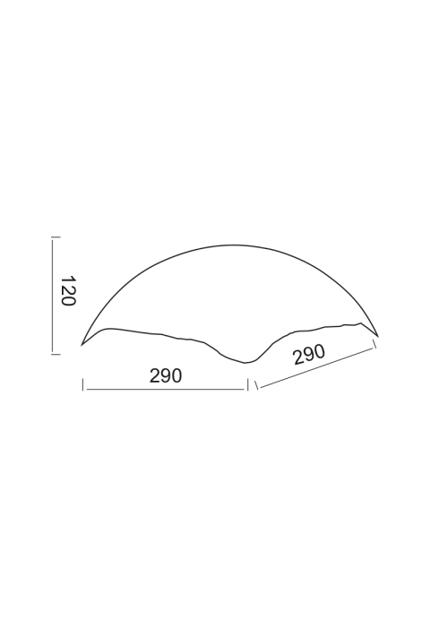 PHASING OUT GLASS SQUARE WHITE D30 x H12cm E27 PELLA