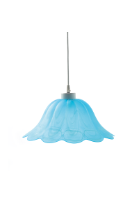 NETTO GLASS NO309 D40 W.ALABASTER BLUE SATIN MANDALAY