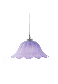 NETTO GLASS NO309 D40 W. ALABASTER LILA SATIN MANDALAY