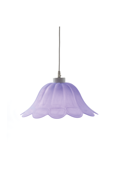NETTO GLASS NO309 D40 W. ALABASTER LILA SATIN MANDALAY