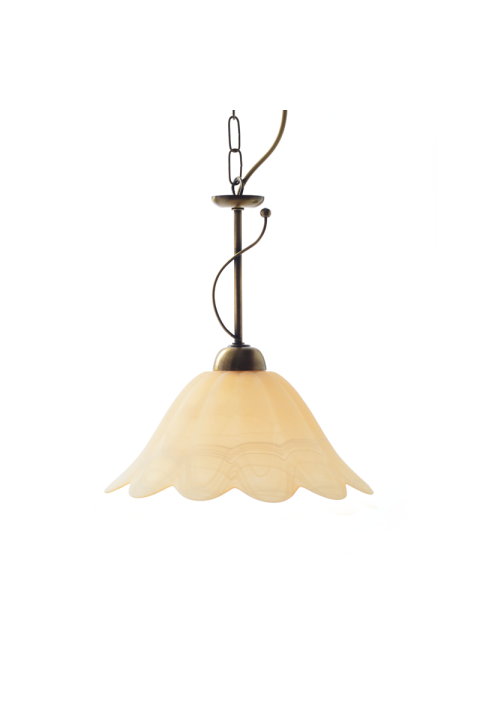 PHASING OUT GLASS No 309 D30 W.ALABASTER BEIGE SATIN MANDALAY