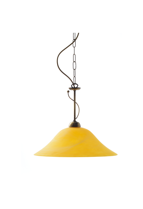 NETTO GLASS NO365 D40 B. ALABASTER YELLOW SATIN JULIETA