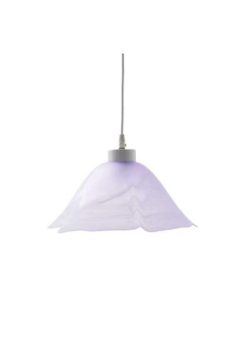 NETTO GLASS NO 379 D35 W.ALABASTER LILA SATIN MELROSE
