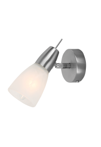 СПОТ I СТЪКЛО НИКЕЛ МАТ   40W E14 KAMET