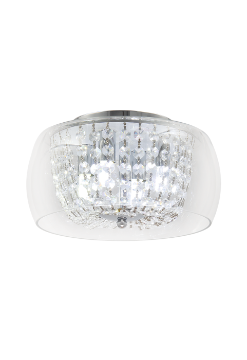 NETTO CEILING CRYSTAL - GLASS Φ40CM 6ΧG9 YVONNE