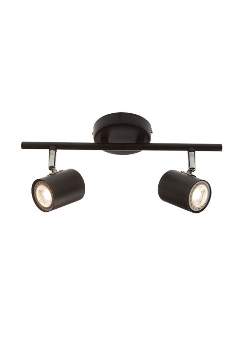 СПОТ ORFEAS / SPOT II BLACK MATT 2XGU10 ORFEAS