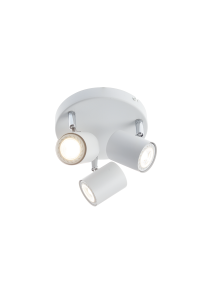 ТРОЕН СПОТ ORFEAS / SPOT III ROSE WHITE MATT 3XGU10 ORFEAS