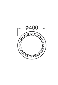 NETTO CEILING LAMP D40GLASS ANDROMEDA