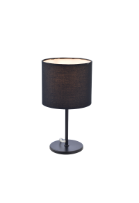 НАСТОЛНА ЛАМПА СЪС ЧЕРЕН ПЛАТ 1X40W E14 H28CM ARIOSO