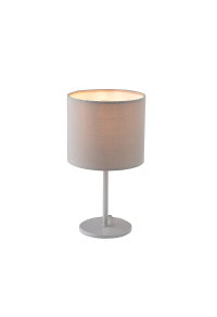 НАСТОЛНА ЛАМПА СЪС СИВ ПЛАТ  1X40W E14 H28CM ARIOSO