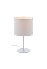 НАСТОЛНА ЛАМПА С ПЛАТ БЯЛ 1X40W E14 H28CM ARIOSO