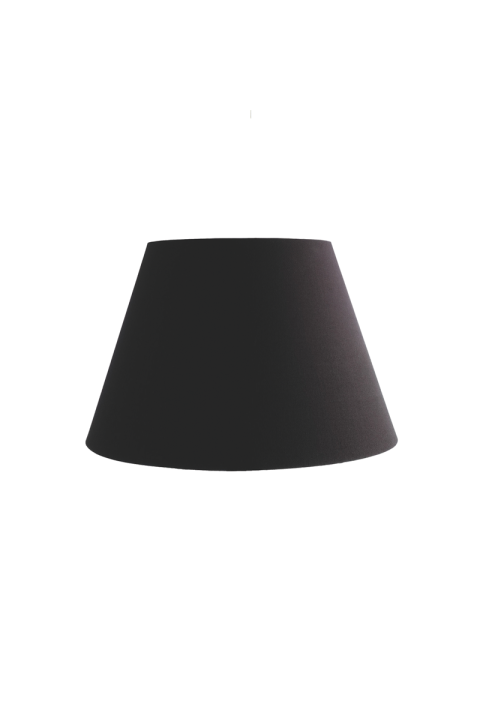 NETTO CONE LAMP SHADE BLACK Φ35ΧΦ25ΧΗ22CM WITH BASE FOR Ε27 MIX&MATCH