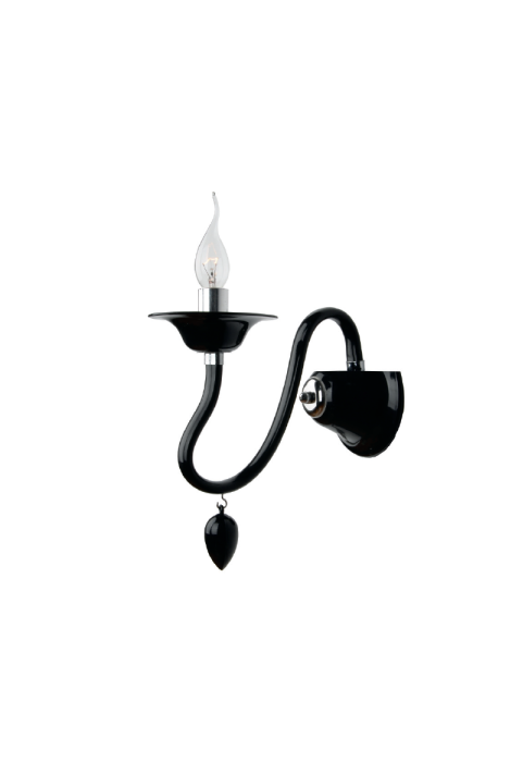 NETTO PENDANT 6X40W E14 ACRYLIC BLACK