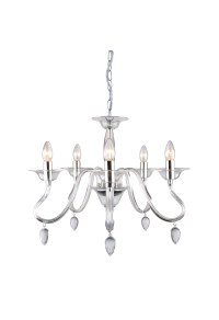 ПОЛИЛЕЙ FIRENZE / PENDANT ACRYLIC TRANSPARENT 5X40W E14 53x H43cm FIRENZE