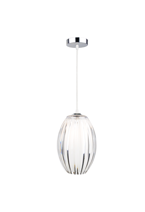 ПЕНДЕЛ ПРОЗРАЧЕН АКРИЛЕН 1Χ40W Ε27 17x H28cm HOMO