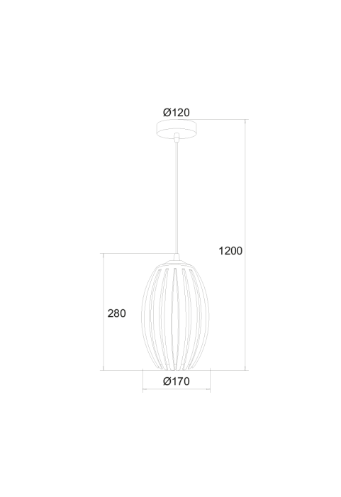 ПЕНДЕЛ ПРОЗРАЧЕН АКРИЛЕН 1Χ40W Ε27 17x H28cm HOMO