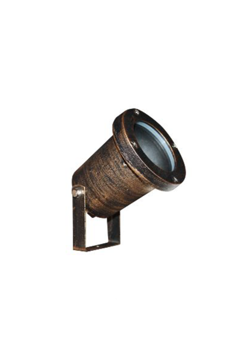 ALUMINUM SPOT GOLD -BLACK IP55