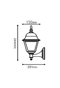 GARDEN LIGHT IP44 E27 60W