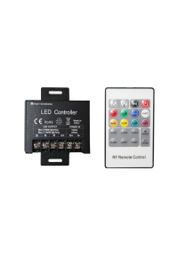 МОЩНОСТ RGB КОНТРОЛ  ЛЕД  20A 240W/12V 480W/24V & RF  ОТДЕЛЕЧЕН