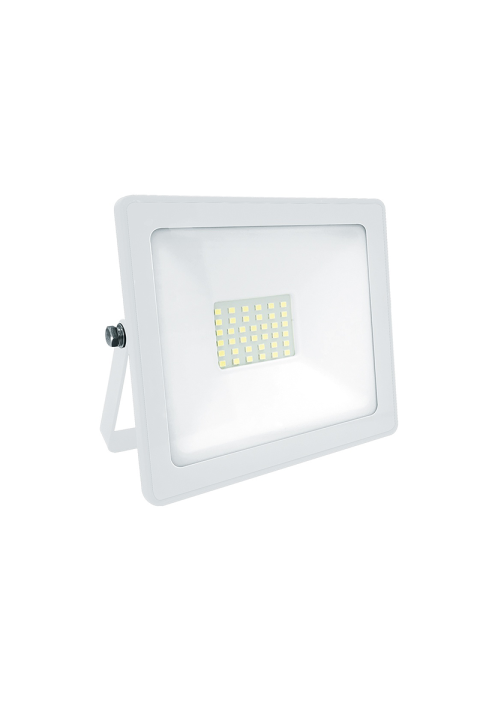 БЯЛА ЛЕД  SMD ПРОЖЕКТОРНА ЛАМПА  IP66 30W 3000K 2400Lm 230V RA80 