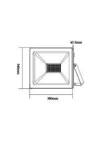 БЯЛА ЛЕД  SMD ПРОЖЕКТОРНА ЛАМПА IP66 200W 4000K 17000Lm 230V RA80