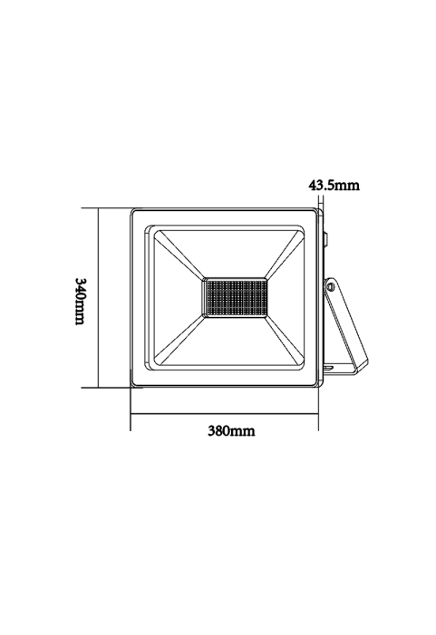 БЯЛА ЛЕД  SMD ПРОЖЕКТОРНА ЛАМПА IP66 200W 6000K 17600Lm 230V RA80