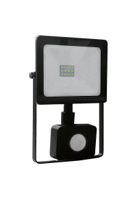 ЧЕРНА  СЕНЗОР ЛЕД  SMD ПРОЖЕКТОРНА ЛАМПА IP66 10W 3000K 800Lm 230V RA80