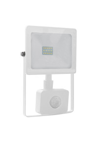 БЯЛА СЕНЗОР ЛЕД  SMD ПРОЖЕКТОРНА ЛАМПА IP66 10W 4000K 850Lm 230V RA80