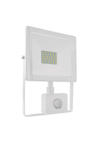 БЯЛА СЕНЗОР ЛЕД  SMD ПРОЖЕКТОРНА ЛАМПА IP66 30W 3000K 2400Lm 230V RA80
