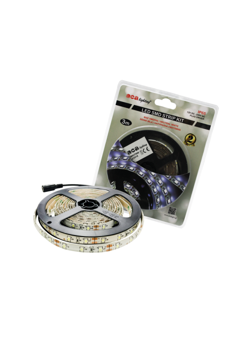 ЛЕД СМД ЛЕНТА КИТ 3M IP65 4000K & 12V ДС ЩЕПСЕЛЕН ДРАИВЕР