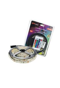 ЛЕД СМД ЛЕНТА КИТ 3M IP65 RGB  С РЕМОНТЕН КОНТРОЛ & 12V ДС ЩЕПСЕЛЕН ДРАИВЕР