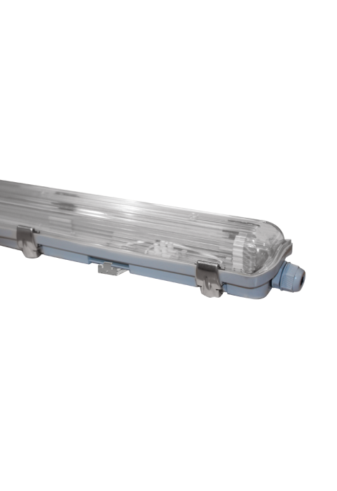 FIXTURE IP65 1580mm FOR 1 LEDTUBE WITH METAL CLIPS