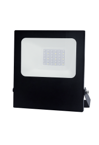 ЧЕРНА ЛЕД SMD ПРОЖЕКТОРНА ЛАМПА IP66 30W RGBW 230V 